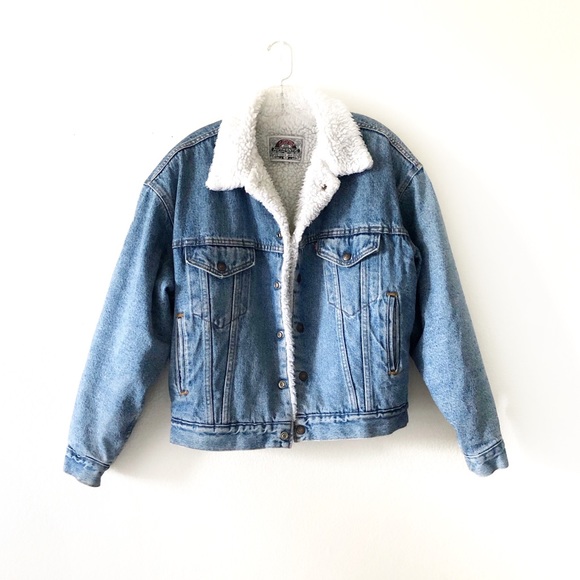 Levi's Jackets & Blazers - LEVI’S • vintage shearling denim jacket